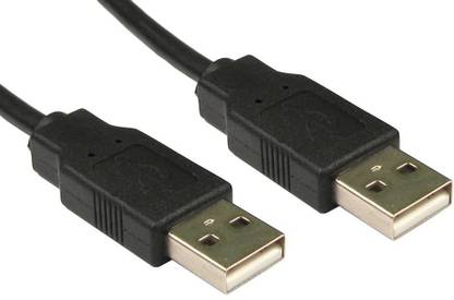 ADMI Micro USB Cable 1.5 m USB 2.0 Type A Male to Type A Male Cable (1.5m - 4.5 foot - 150cm) (Black)