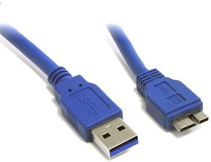 Indiashopers Micro USB Cable 2 A 0.5 m USB 3.0 cable for seagate western digital toshiba hard disks