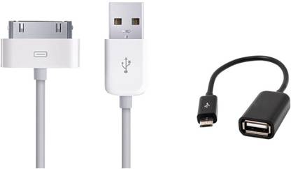 Techone+ Micro USB Cable 1 m Apple iPhone 4, 4S, 3GS & iPOD + OTG