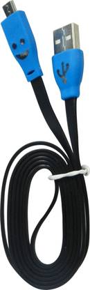 Amaze Fashion Micro USB Cable 2 A 1 m Lighting Smile Face Charging Data Cable for Lenovo A880