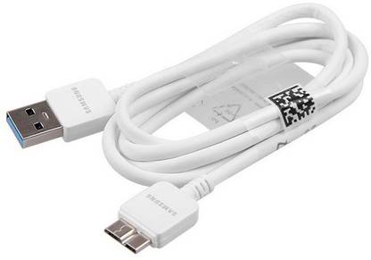 SAMSUNG Micro USB Cable 2 A 1 m Authentic Original Micro USB 3.0 Charging Data Cable for Galaxy S5 and Note 3 N9000 - Non-Retail Packaging