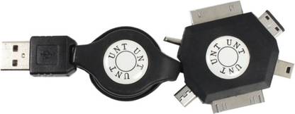Callmate 6RETSAM 6-in-1 USB Retractable Multifunctional Cable for Samung / HTC / LG / Nokia / iPhone