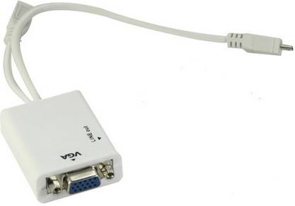 SMART PRO VGA Cable 0.2 m MHL Micro USB to VGA with Audio Adapter