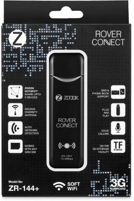 Zoook ZR-144+ Data Card