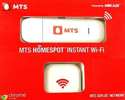 MTS 20 GB / 30 Days WiFi Internet Dongle (Prepaid-Gujarat) 14.4 Mbps Data Card ,Calls not Supported