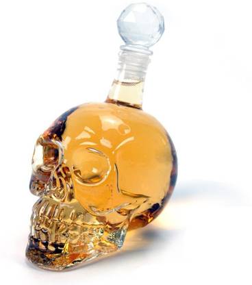 BONZEAL Crystal Head Skull Bottle Decanter