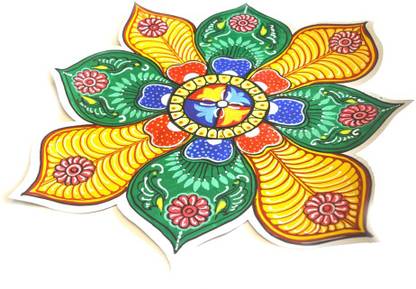 art godaam Multicolour Rangoli
