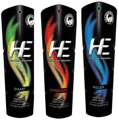 HE smart ruler extrovert Deodorant Spray  -  For Men