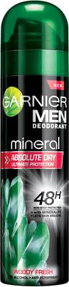 GARNIER Anti-sweat Absolute Dry Deodorant Spray  -  For Men
