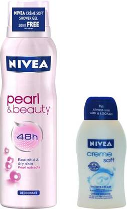 NIVEA Pearl & Beauty with Offer Deodorant Spray  -  For Women