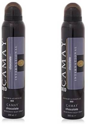 Camay Chocolate Deodorant Spray  -  For Men & Women