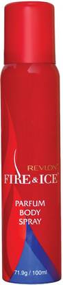 Revlon Fire and Ice Perfume Deodorant Spray  -  For Women