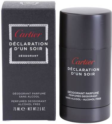 CARTIER D'eclaration D'UN Soir Parfume Stick Deo Deodorant Roll-on  -  For Men
