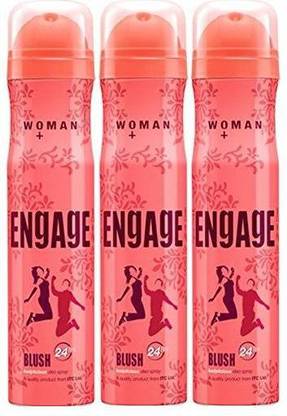 Engage Blush Combo Deodorant Spray - For Women