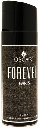 TLH Forever Paris Black Spray Perfume Deodorant Spray  -  For Men & Women