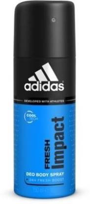 ADIDAS Fresh Impact Deodorant Spray  -  For Men