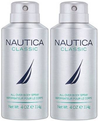 NAUTICA Pack of 2 Classic Men Deo Deodorant Spray  -  For Men