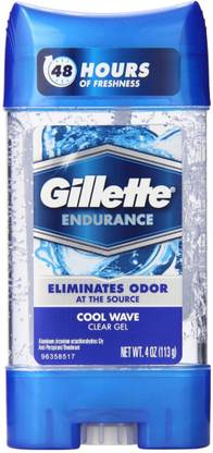 Gillette Cool Wave Clear Gel Deodorant Stick  -  For Men