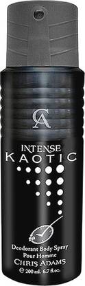 Chris Adams Intense Kaotic Deodorant Spray  -  For Men & Women