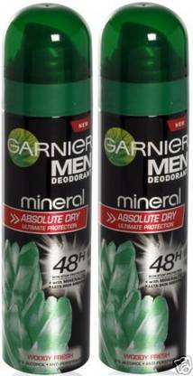 GARNIER ABSOLUTE DRY Deodorant Spray  -  For Men