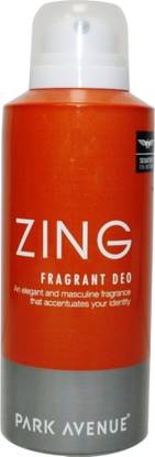 PARK AVENUE Zing Fragrant Deodorant Spray  -  For Men