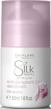 Oriflame Sweden Silk Beauty White Glow Deodorant Roll-on  -  For Women