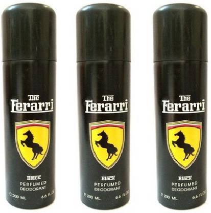 Ferrari Black Deodorant Spray  -  For Men