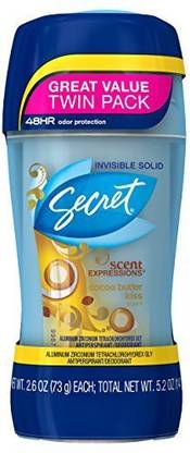 Secret Scent Expressions Cocoa Butter Kiss Scent Women's Invisible Solid Antiperspirant & Deodorant Deodorant Roll-on  -  For Women