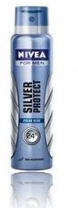 NIVEA Silver Protect Polar Blue Deodorant Spray - For Men