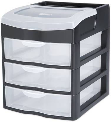 STERILITE Sterilite 3 Compartments Plastic Drawers