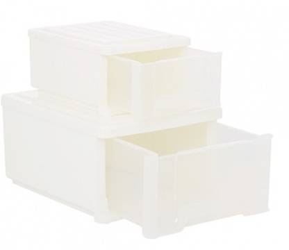 howards 2 Compartments Plastic Odeda Stackable Drawers