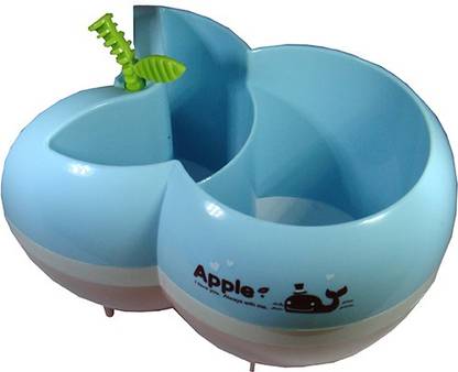 Xiao Ling Jing 2 Compartments Plastic Pen stand