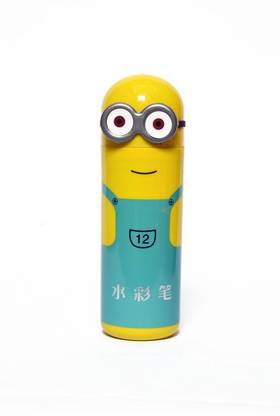 Minion 1 Compartments Plastic Sketch Pen Stand