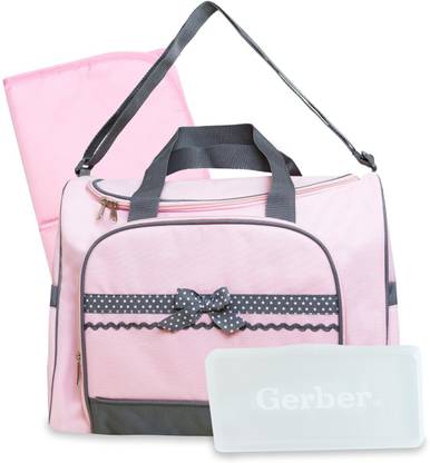 Baby Bucket Gerber Duffel Style Diaper Tote Bag Purse
