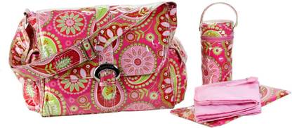 Kalencom Laminated Buckle Bag Messenger Diaper Bag