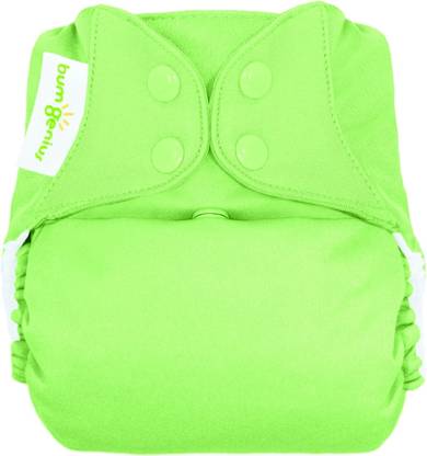 Bum Genius Freetime All-in-one One-size Cloth Diaper - Snap - Grasshopper