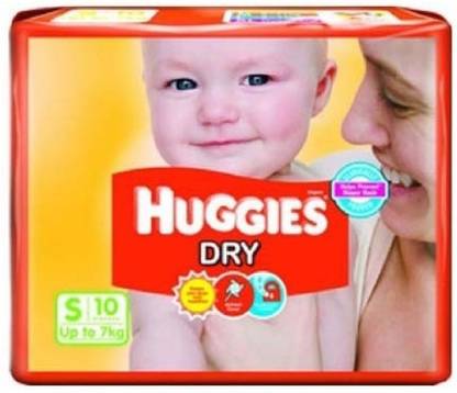 Huggies Dry Diaper Small -10 ( Pack Of-2) - S