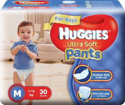 Huggies Ultra Soft Pants - M
