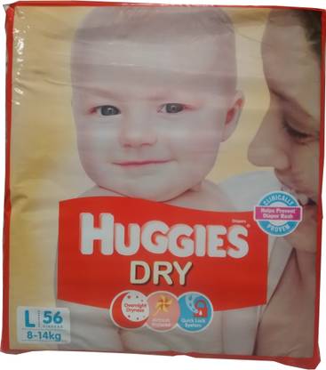 Huggies New Dry Diaper - L