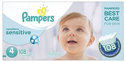 Pampers Swaddlers Sensitive Diapers - S