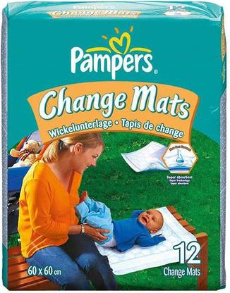 Pampers Change Mats - 12Pc - New Born