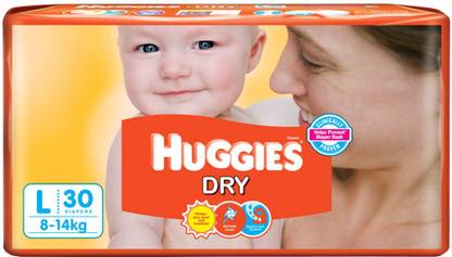 Huggies New Dry Diaper - L