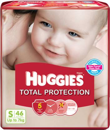 Huggies Total Protection Diaper - S