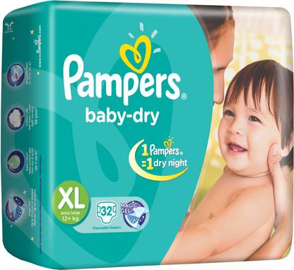 Pampers Diapers Taped - XL