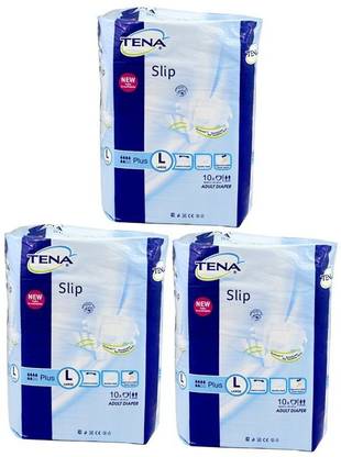 TENA OPEN DIAPER PACK OF3 Adult Diapers - L