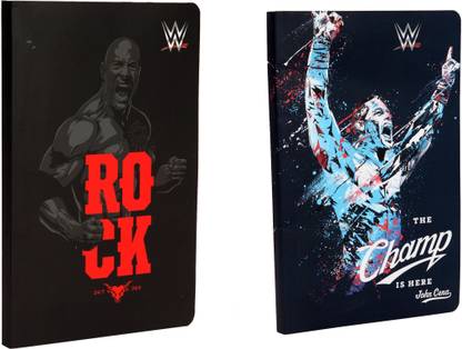 WWE Personal Diary Regular Notebook Unruled 192 Pages