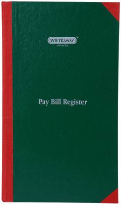 WRITEAWAY Pay Bill Register ( School Register) Regular Journal Ruled 224 Pages