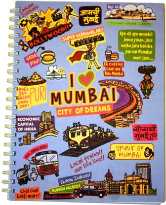 Eco Corner Mumbai Ruled Exercise A4 Notebook Ruled 192 Pages