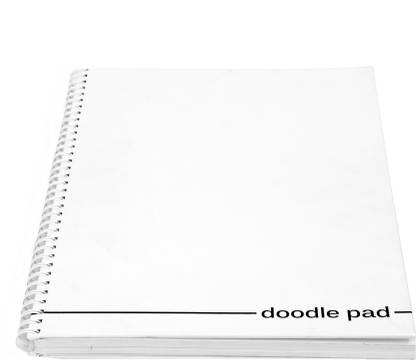 Kraftout Doodlepad A4 Notebook Unruled 30 Pages