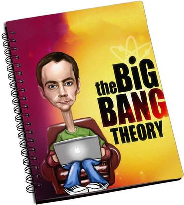 Rangeele Inkers the Big bang Theory Sheldon Cooper Artwork A5 Notebook Ruled 200 Pages